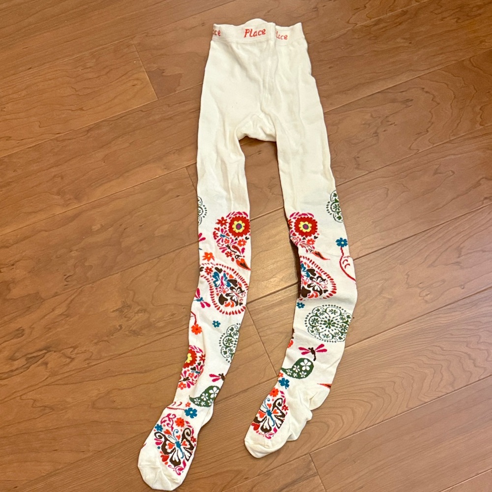 The Children's Place Colorful Paisley Tights